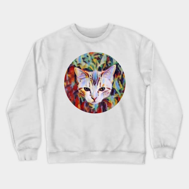 Family-Friendly floppy cat Crewneck Sweatshirt by GoranDesign